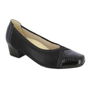Doctor Cutillas Women's Comfort Slip-On Shoes Black Orthopedic